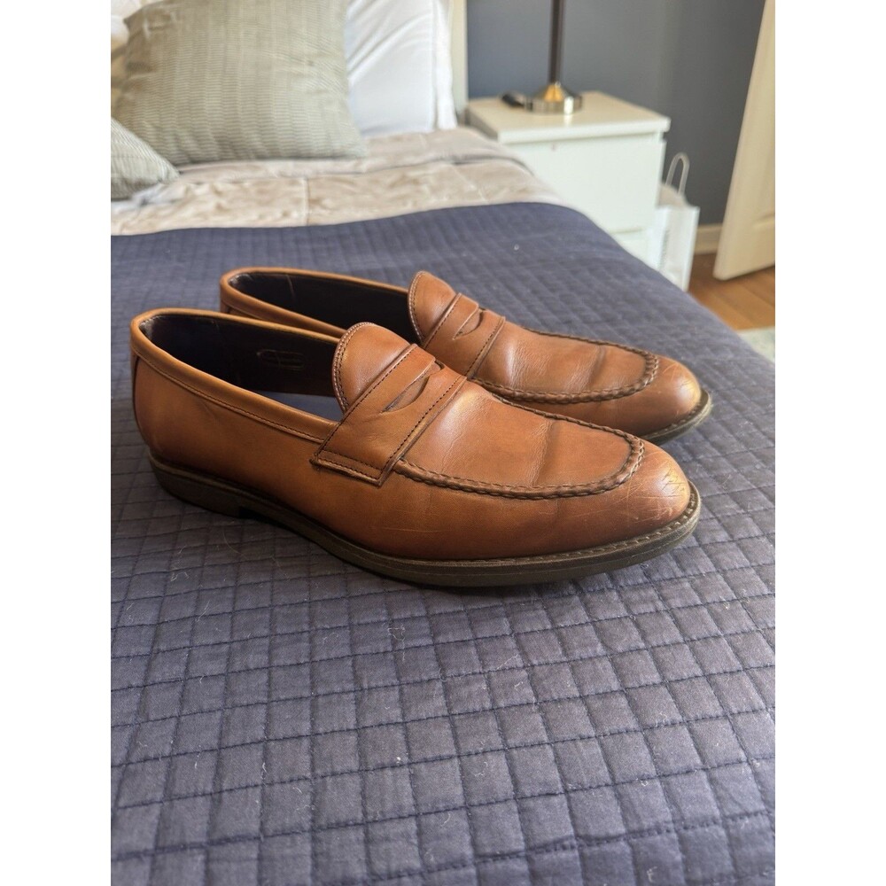 Allen Edmonds Road Warrior Penny Loafer Men's 11.5 Walnut Tan Leather